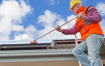 Westhall Hill soft wash roof cleaning